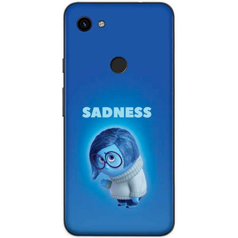 Disney Inside Out Sadness Portrait Google Pixel 3a XL Skin